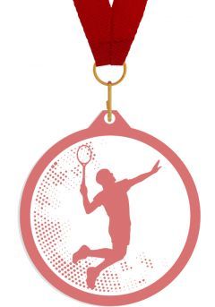 Medalla de metacrilato para badminton Thumb