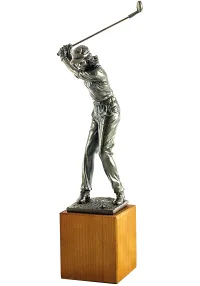 Trophy of a golf player