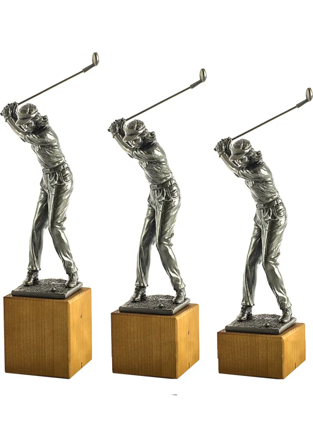 Trophäe eines Golfspielers