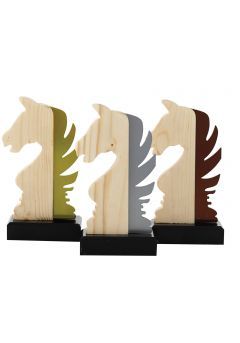 Trofeo de Ajedrez en metal/madera  Thumb