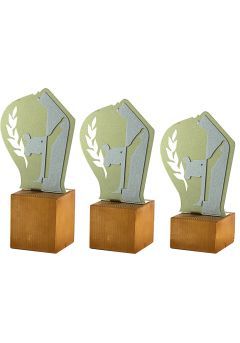 Trofeo de Karate en metal/madera Thumb Trofeo de Karate en metal/madera Thumb