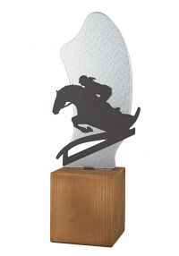 Trophée Figurine Cheval Galop Bronze