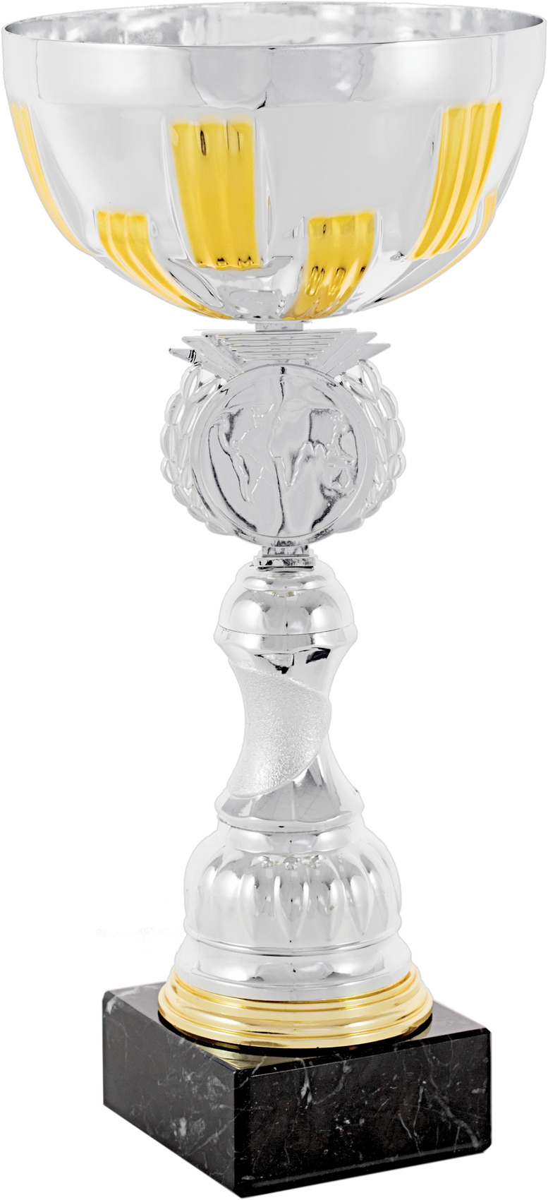 LAMPE PALMIER EN METAL DORÉ AVEC SOCLE EN PLAQU