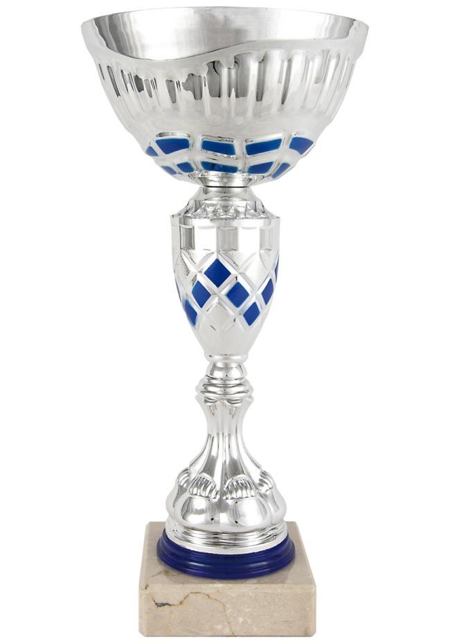 Blue cup trophy cup holder