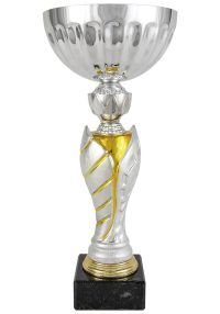 Trofeo copa flor bicolor