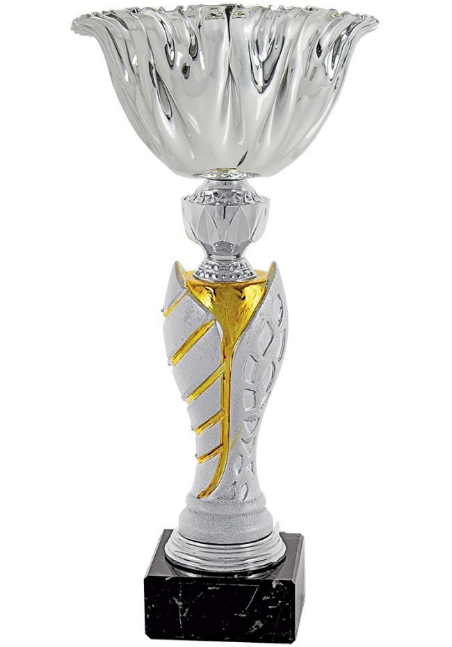 Trofeo copa flor bicolor