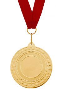 Medalla Deportiva Completa Cinta Disco Grabado
