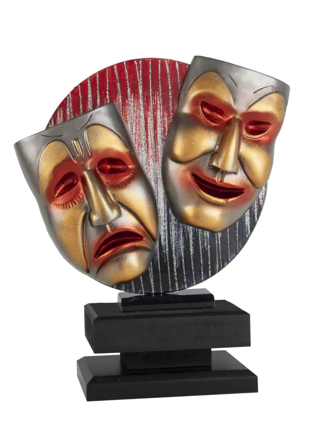 Kristalltrophäe für Karneval