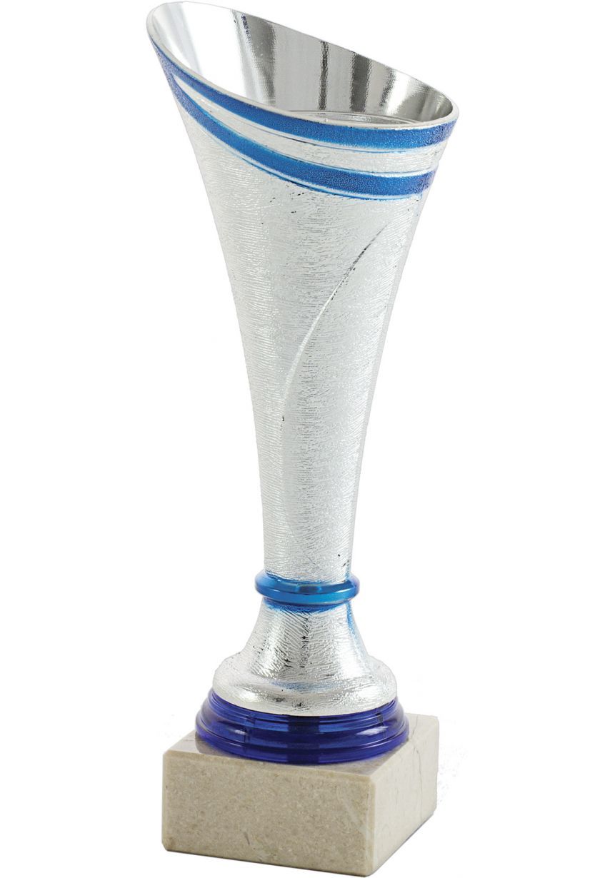 Trofeo copa cónica plata