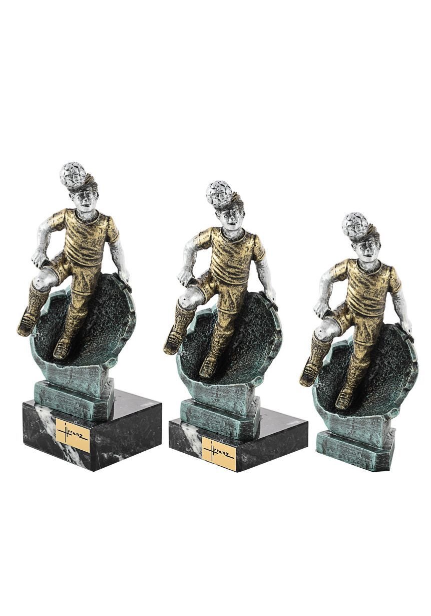 Trofeo Resina Futbolista Cabeza