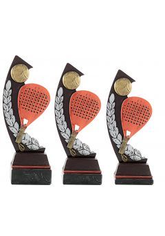 Trofeo pádel doble raqueta laurel Thumb