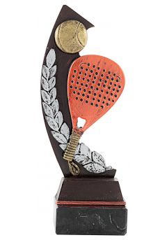 Trofeo pádel doble raqueta laurel Thumb