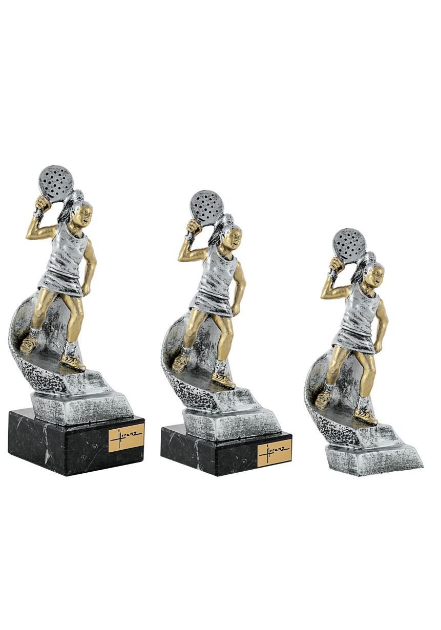 Trofeo jugador pádel mujer