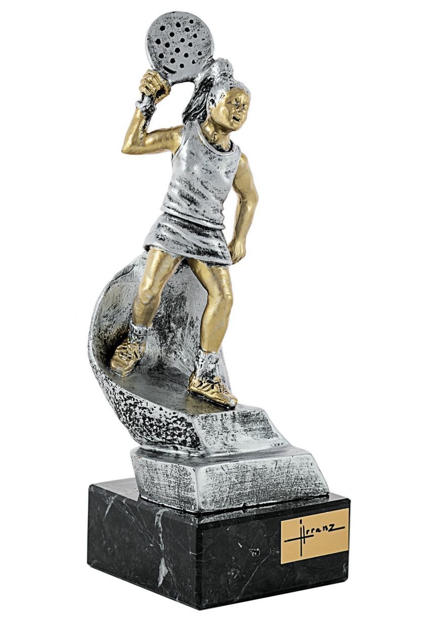 Trofeo jugador pádel mujer