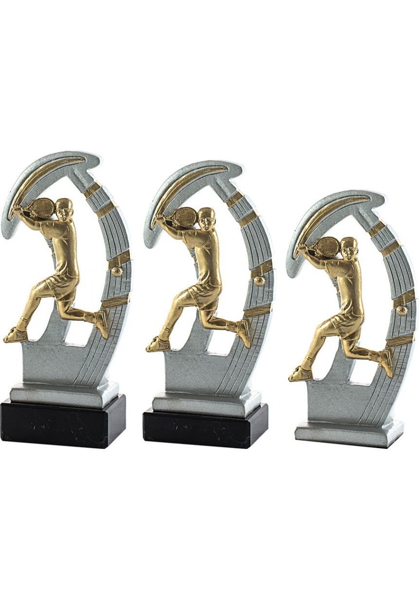 Trofeo de resina deportivo de tenis