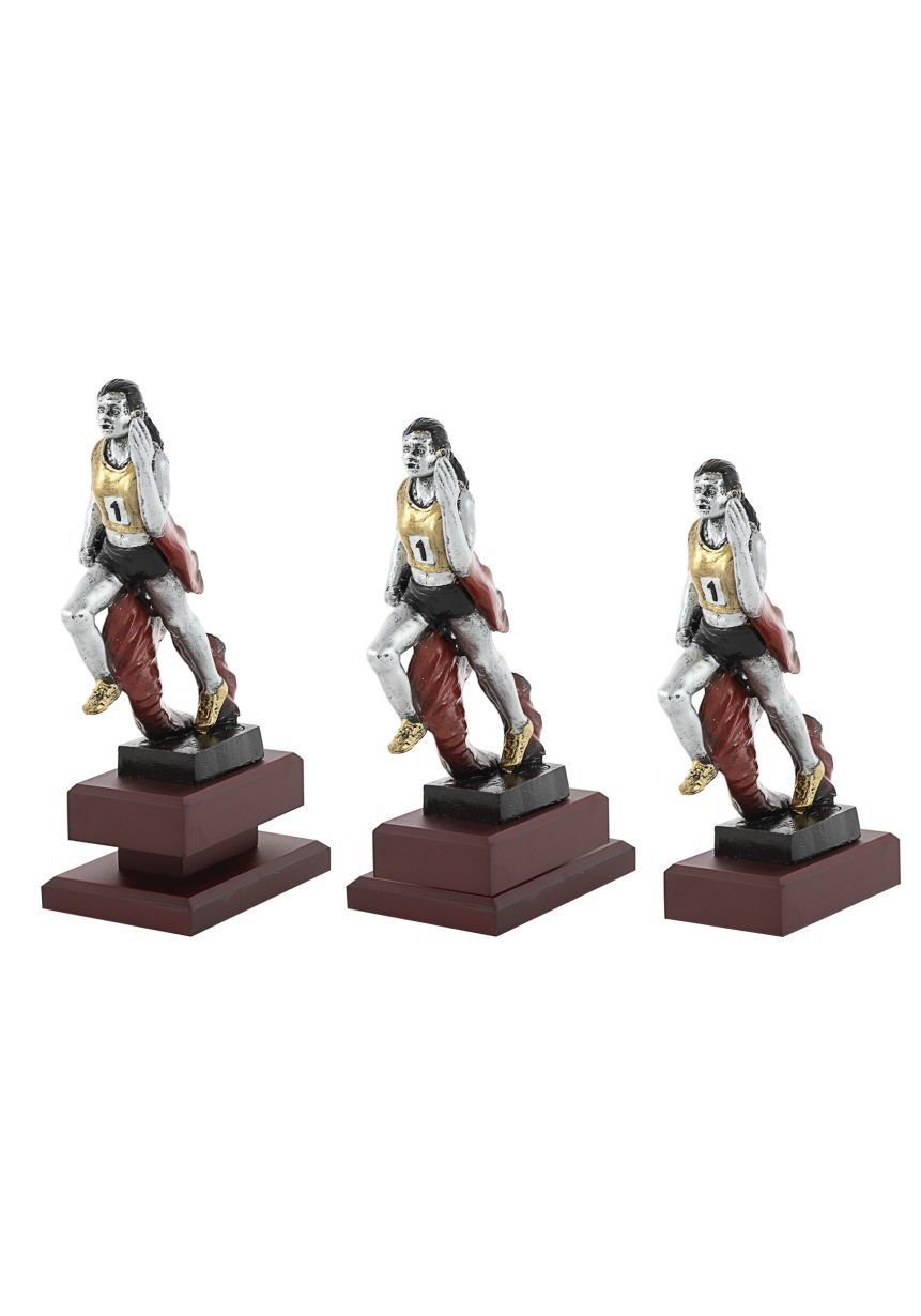 Trofeo con figura cross Mujer