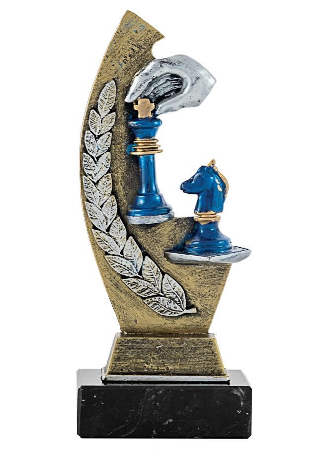 Trofeo Resina Laurel Ajedrez Trofeo Resina Laurel Ajedrez