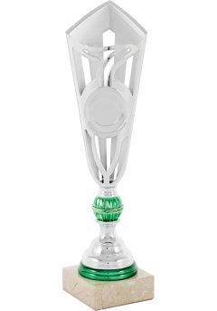 Copa Medio Cono Plata Portadiscos Verde Thumb Copa Medio Cono Plata Portadiscos Verde Thumb