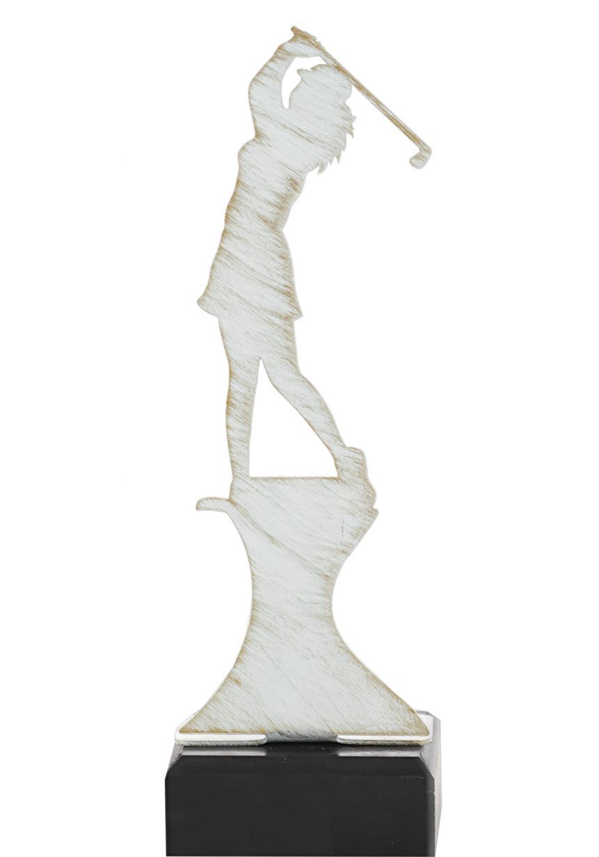 Trofeo de Golf Mujer Metal