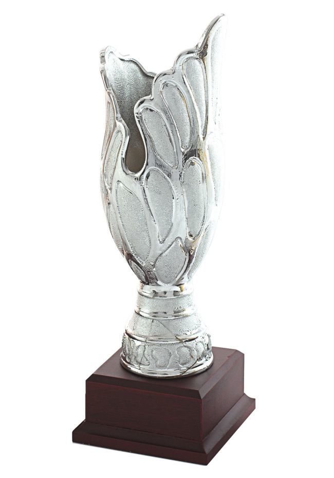 Trofeo jarrón plata labrado