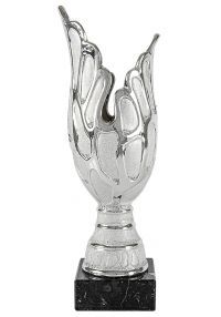 Trofeo vaso d'argento scolpito