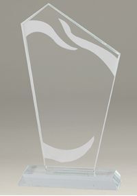 Trofeo de cristal TRAPECIO