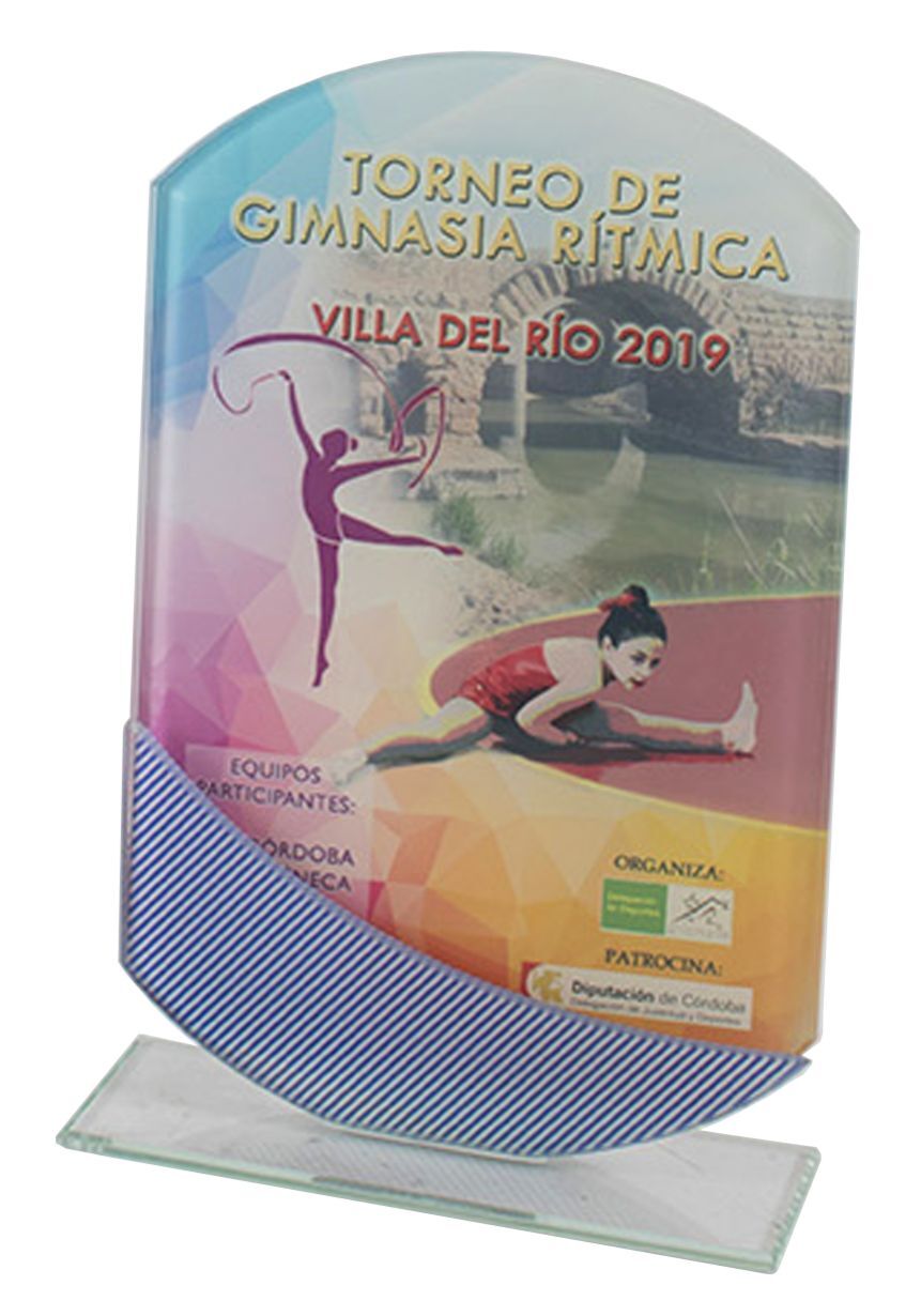 Trofeo de Cristal Redondeado