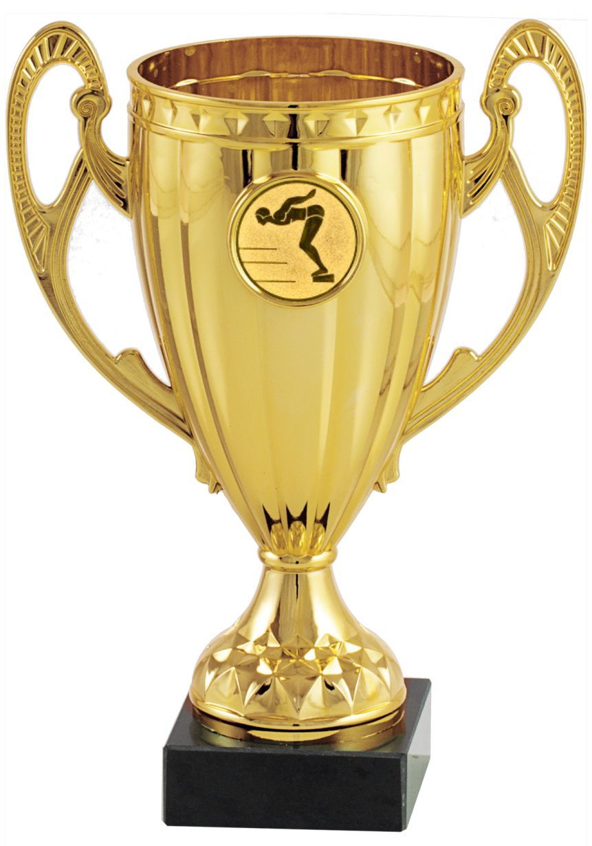 Trofeo clásico dorado para cualquier deporte
