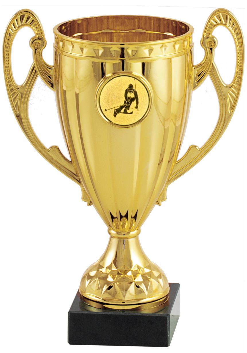 Trofeo clásico dorado para cualquier deporte
