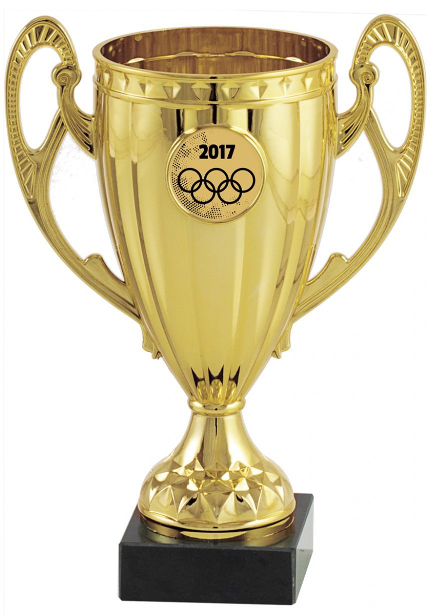 Trofeo clásico dorado para cualquier deporte
