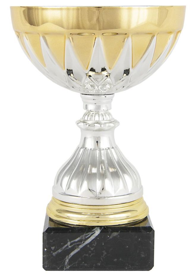 Trofeo competición portadisco dorado