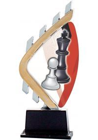 S cristal jeu d'échecs trophée