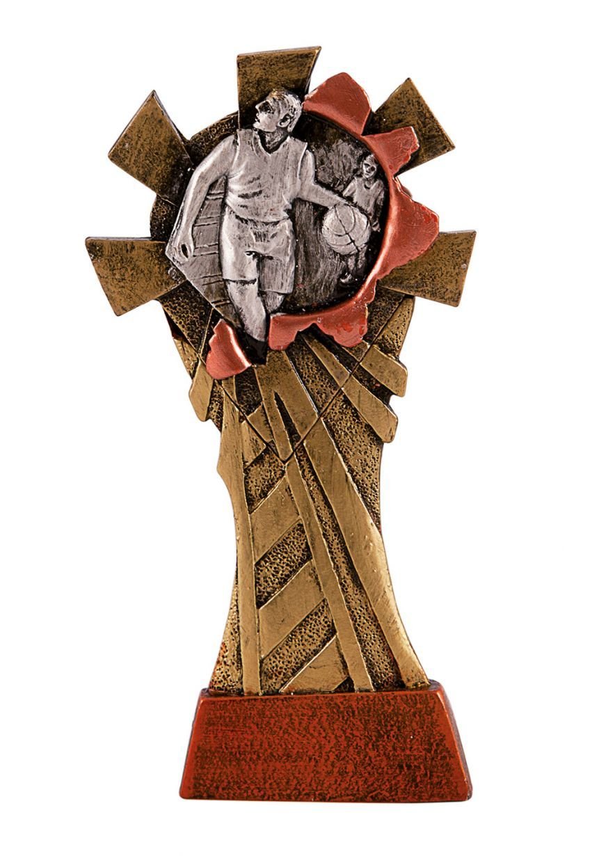 Trofeo resina alegórico deportivo