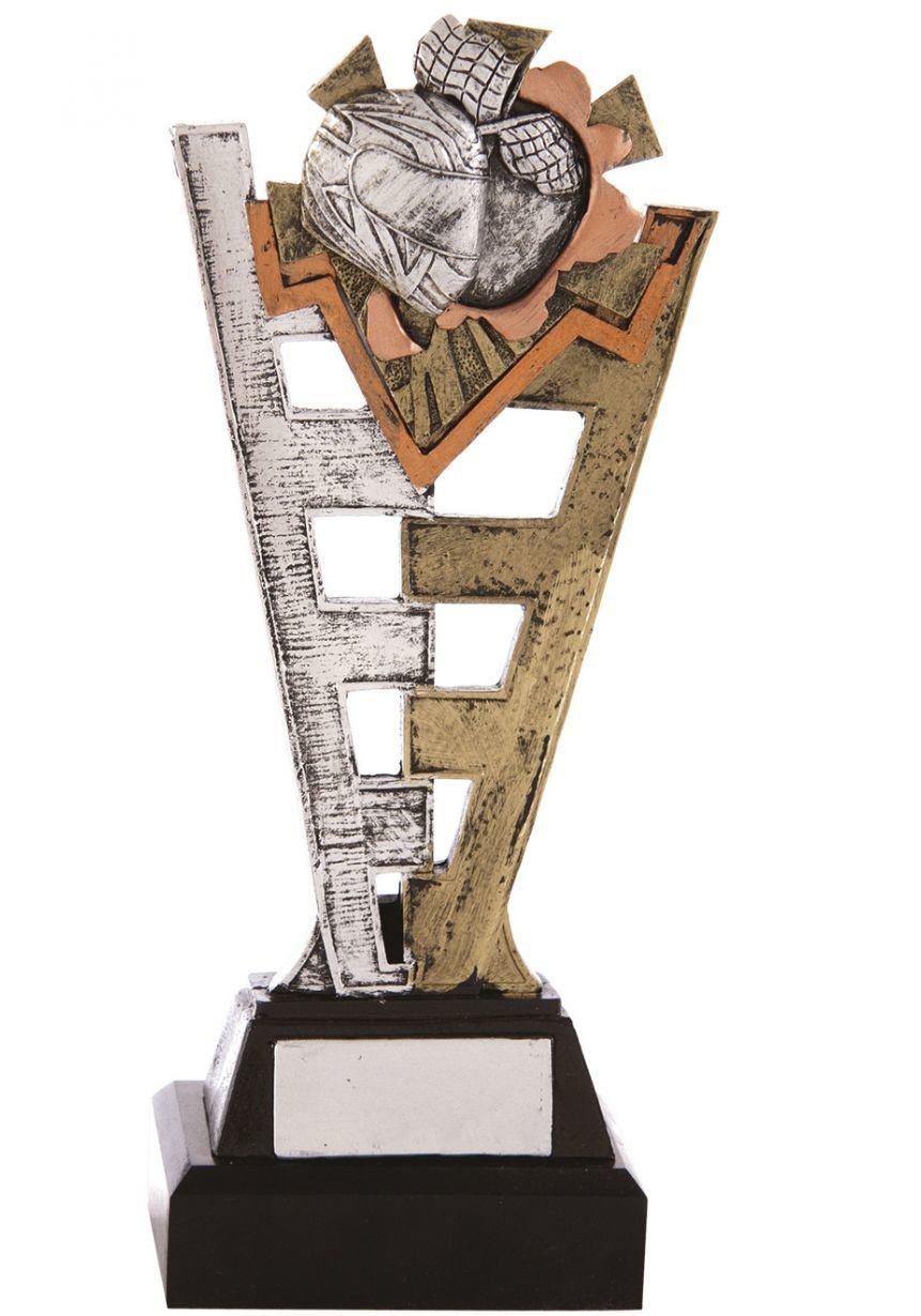 Trofeo resina cremallera deportivo