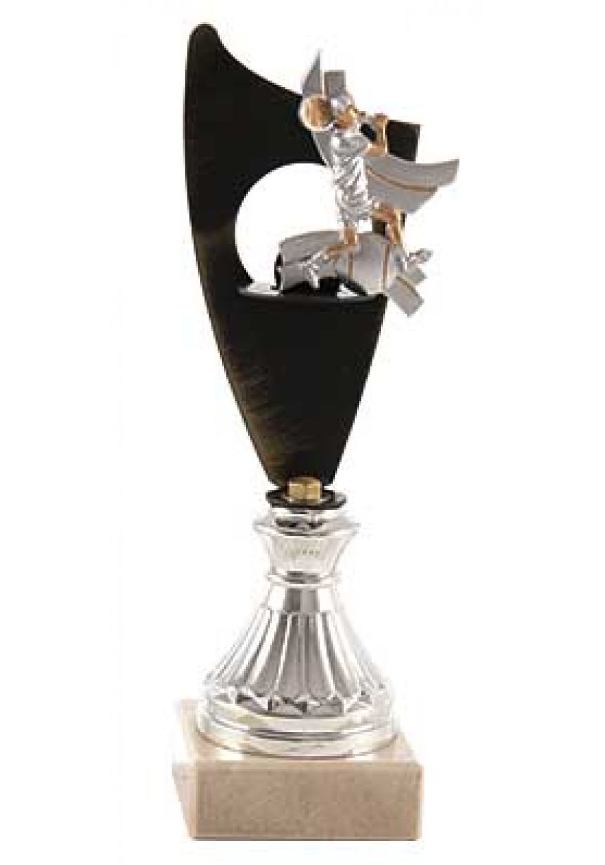 Trofeo vela metal tenis