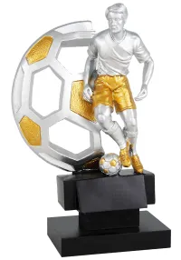 Figure soccer ball background