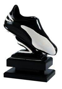 Trofeo bota fútbol decorada lisa-1