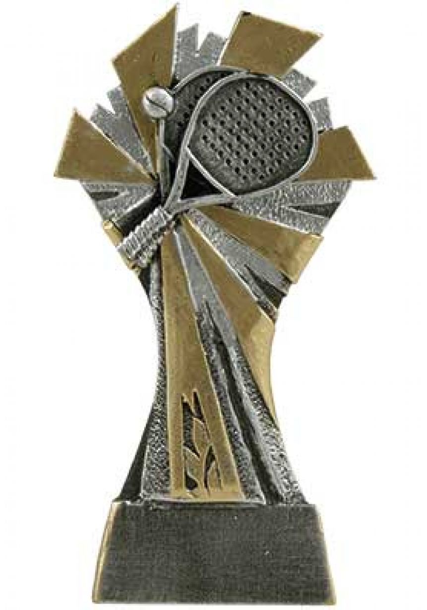 Trofeo de Pádel decorado con sol