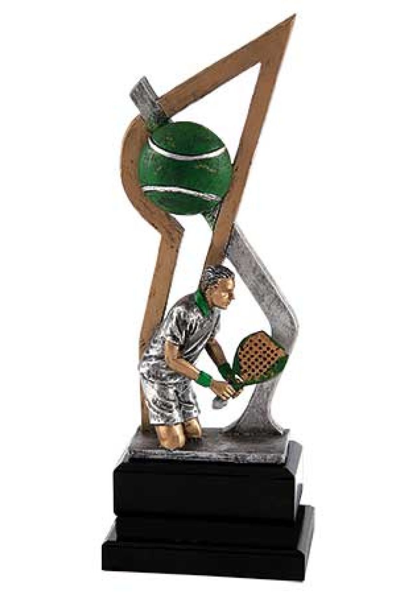 Trofeo jugador pádel de diseño