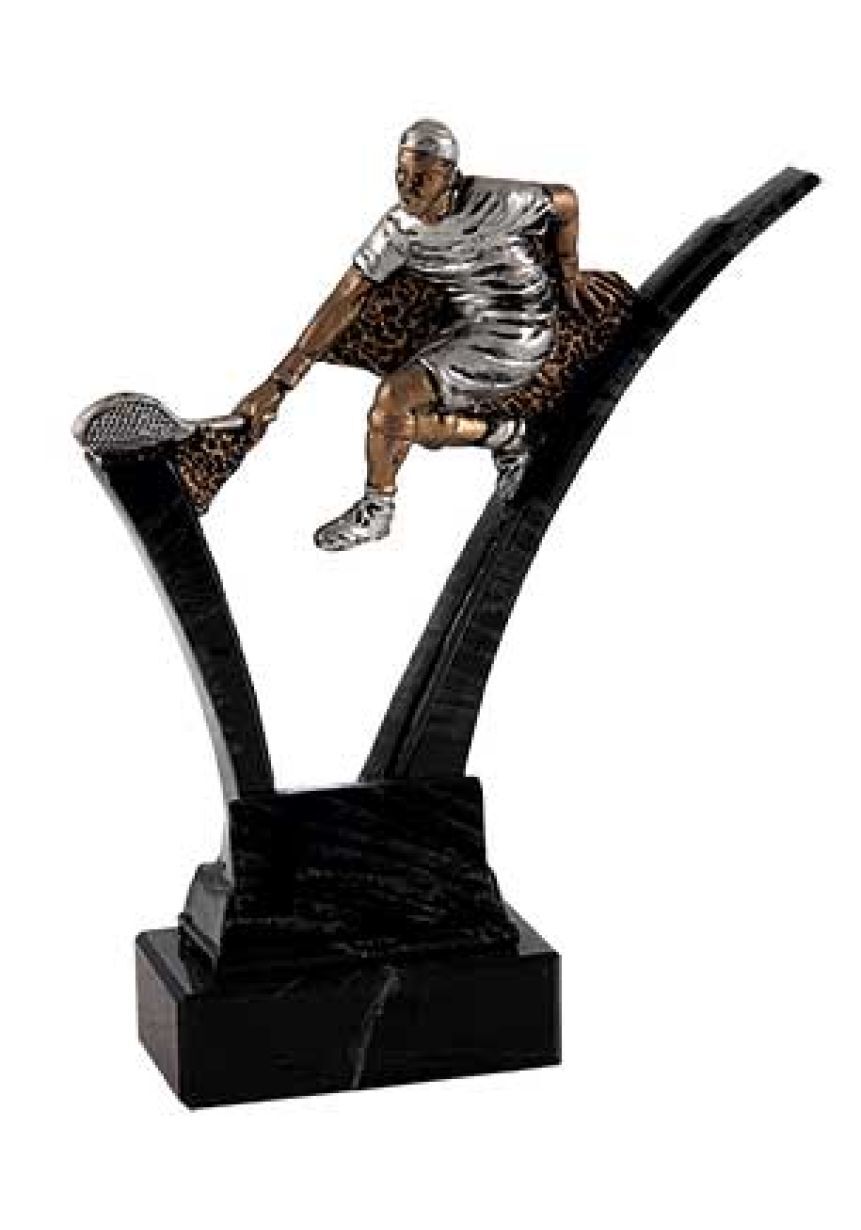 Trofeo de tenis soporte mármol negro