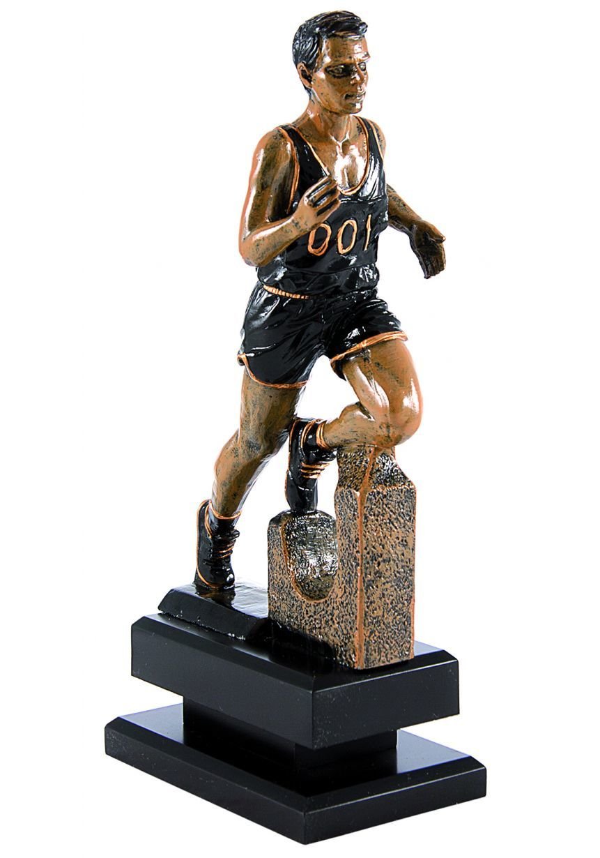 Trofeo con figura de cross masculino