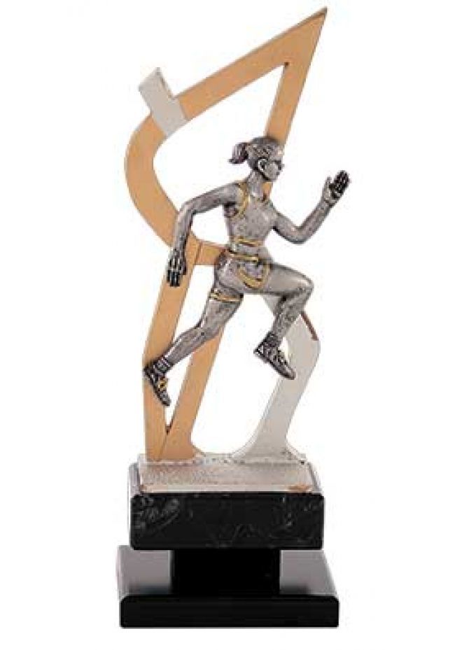 Trofeo figura de cross femenino de diseño Trofeo figura de cross femenino de diseño