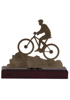 Trofeo figura mountainbike metal Thumb