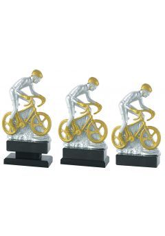 Trofeo de Ciclismo plata borde oro Thumb