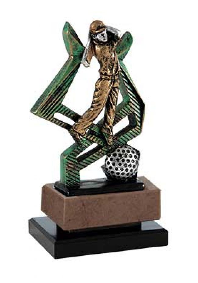 Trofeo de golf diseño cruzado Trofeo de golf diseño cruzado