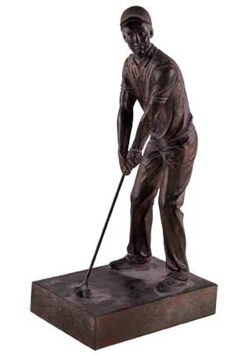Trofeo de golf de resina para torneos