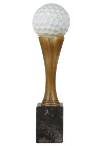 Trofeo di golf palla con piede d'argento