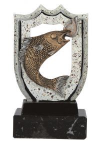 Trofeo pesca con figura de pez