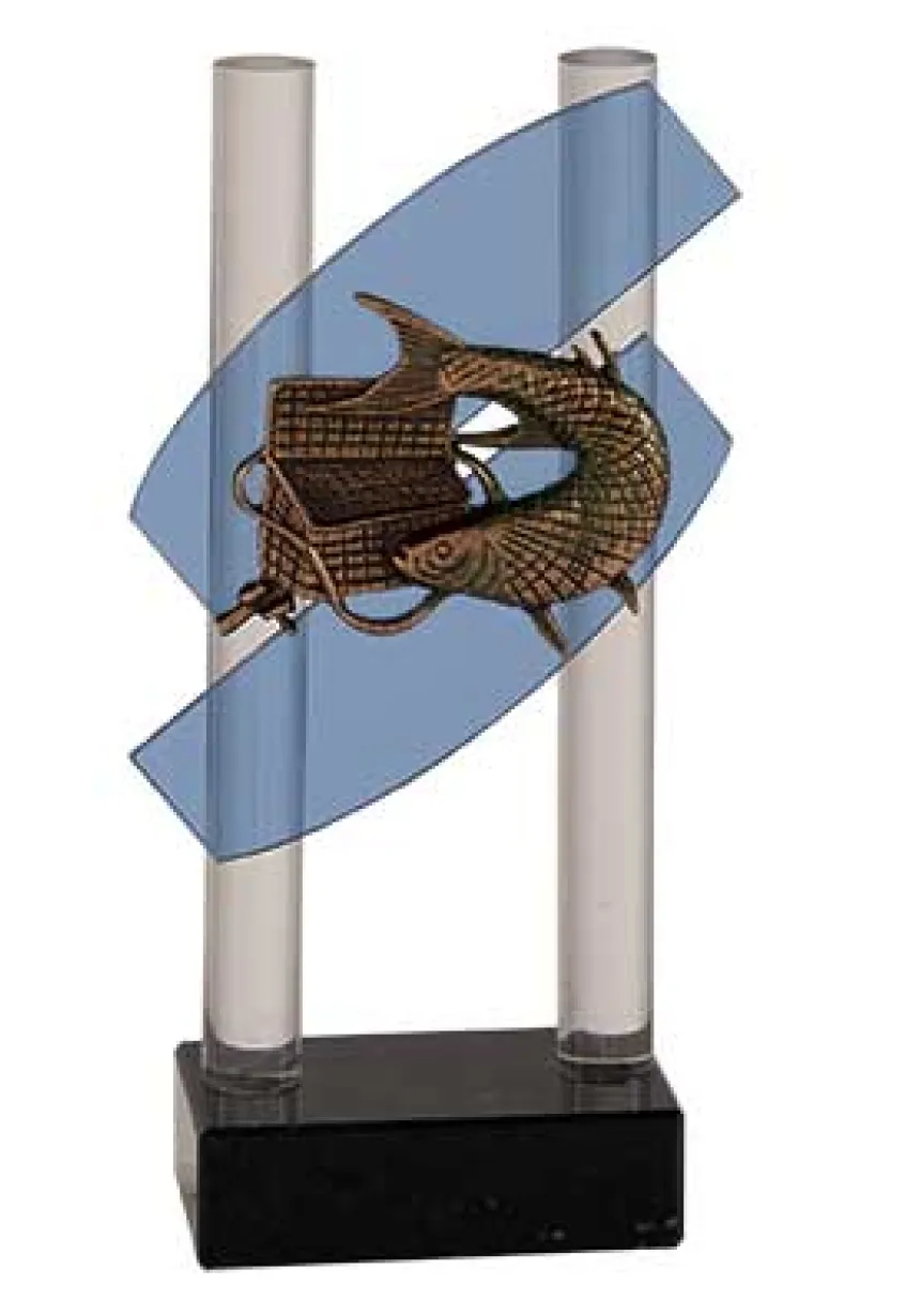 Pesca doble cristal cruzado