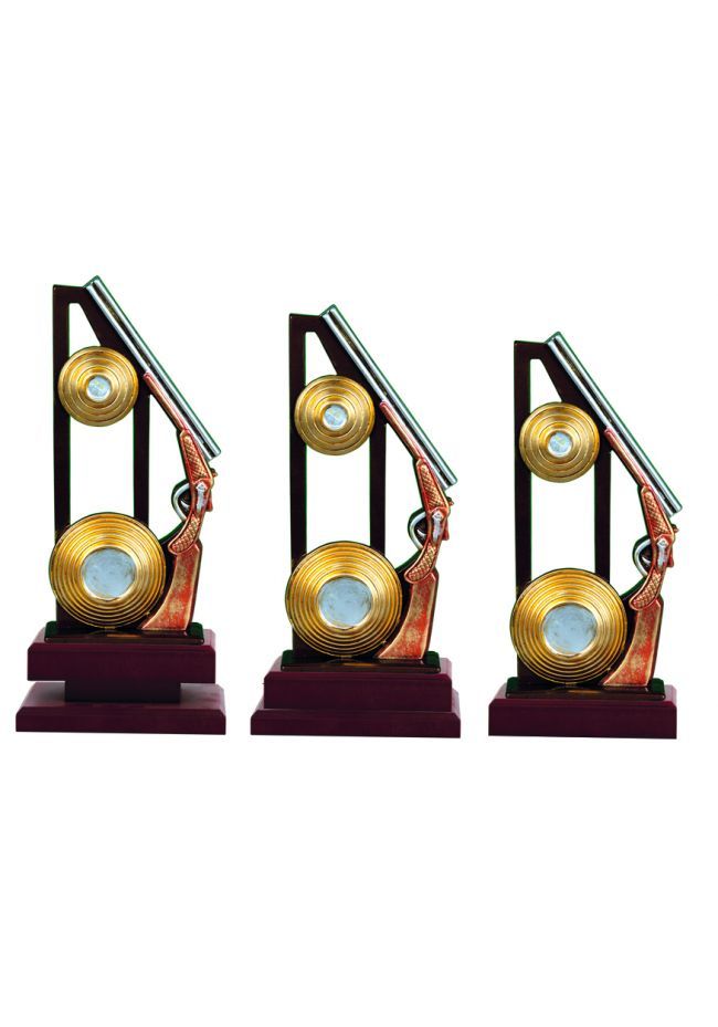 Trofeo con figura tiro al plato Trofeo con figura tiro al plato